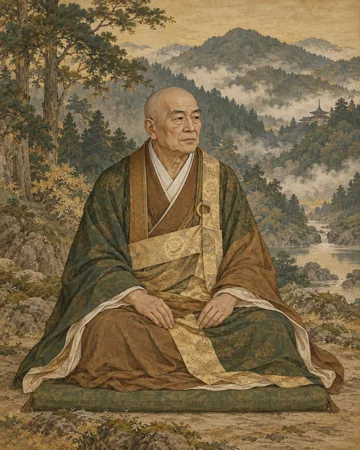 元三大師（良源）を題材にした全身の創作画