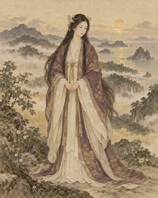 伊邪那美大神を題材にした創作画