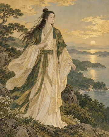 天日腹大科度美神を題材にした個別の創作画