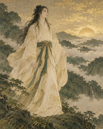 天之吹男神を題材にした個別の創作画