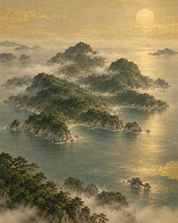 天之忍許呂別を題材にした個別の創作画