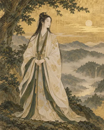 天佐具売を題材にした個別の創作画