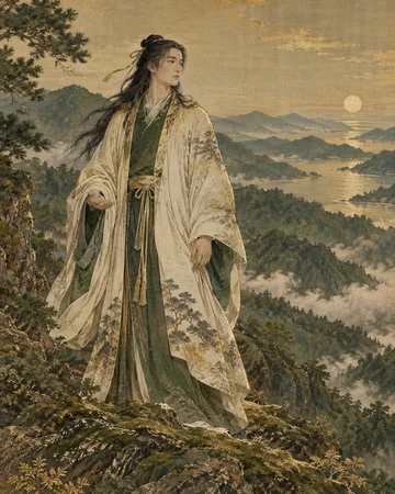 羽山津見神を題材にした個別の創作画