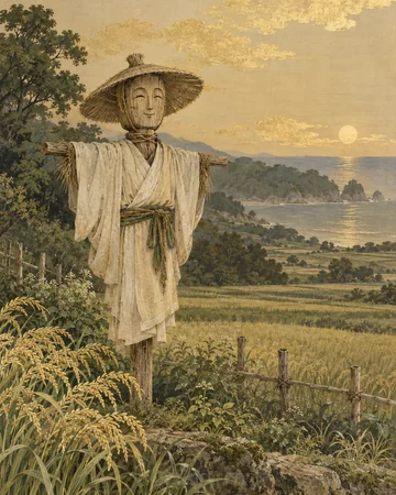 久延毘古を題材にした個別の創作画