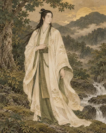 久々紀若室葛根神を題材にした個別の創作画