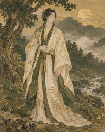 久々年神を題材にした個別の創作画