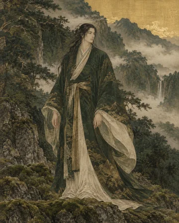 闇山津見神を題材にした個別の創作画