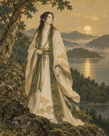 美呂浪神を題材にした個別の創作画
