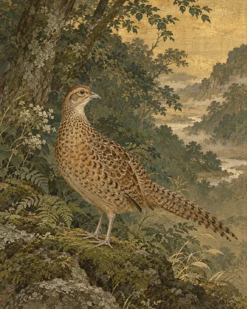 鳴女を題材にした個別の創作画