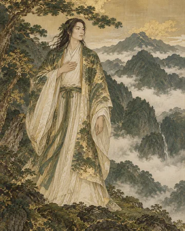 淤縢山津見神を題材にした個別の創作画