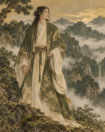 志芸山津見神を題材にした個別の創作画