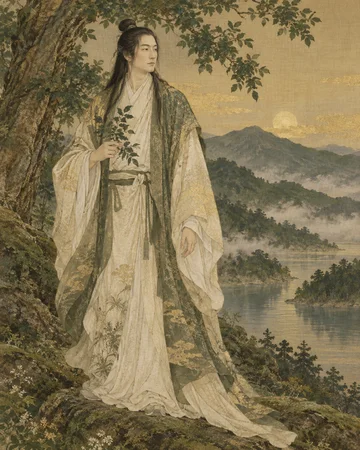 敷山主神を題材にした個別の創作画