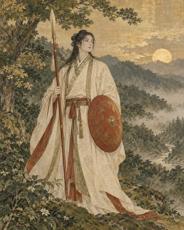 墨坂神を題材にした個別の創作画