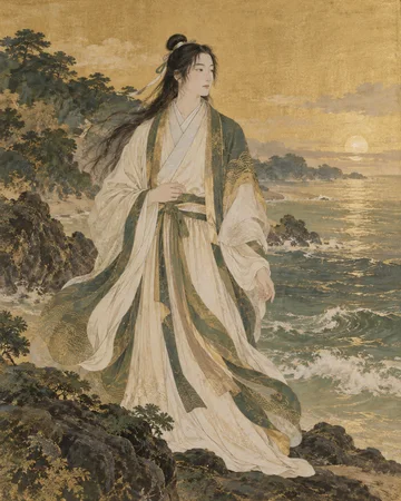 頬那芸神を題材にした個別の創作画