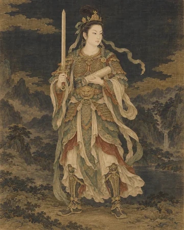 藍婆のお姿を表したAIによる創作画