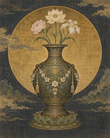 宝瓶宮の象徴を表したAIによる創作画