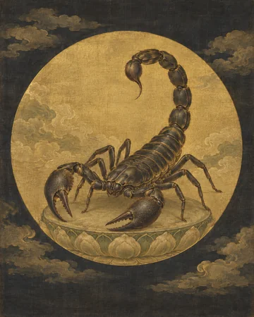 蝎虫宮のお姿を表したAIによる創作画
