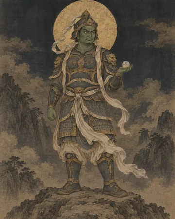 安底羅大将のお姿を表したAIによる創作画