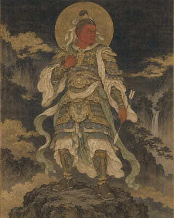 頞儞羅大将のお姿を表したAIによる創作画