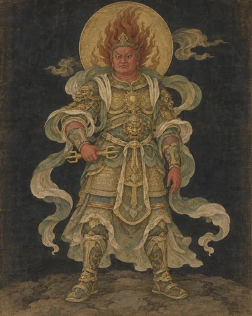 毘羯羅大将のお姿を表したAIによる創作画