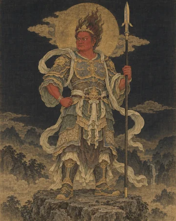 因達羅大将のお姿を表したAIによる創作画