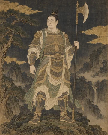 摩虎羅大将のお姿を表したAIによる創作画