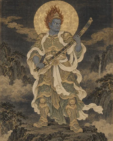 招杜羅大将のお姿を表したAIによる創作画