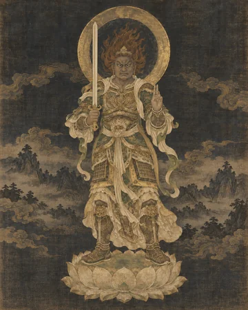羅刹天のお姿を表したAIによる創作画
