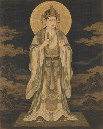 帝釈天のお姿を表したAIによる創作画