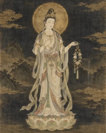 法自在王菩薩のお姿を表したAIによる創作画