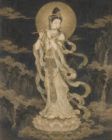 白象王菩薩のお姿を表したAIによる創作画