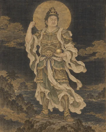 金毘羅王のお姿を表したAIによる創作画