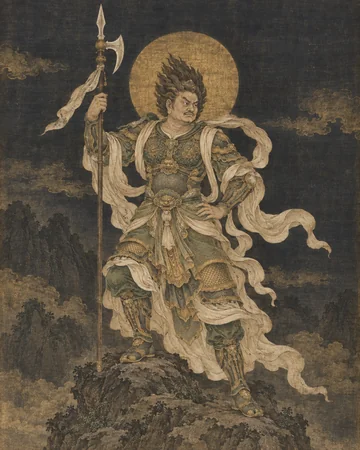 散脂大将のお姿を表したAIによる創作画