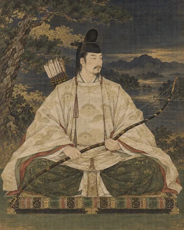 八幡大菩薩のお姿を表したAIによる創作画