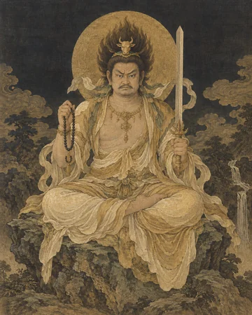 祇園大明神のお姿を表したAIによる創作画