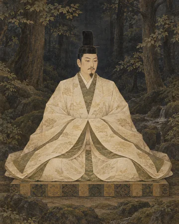 健部大明神の象徴を表したAIによる創作画