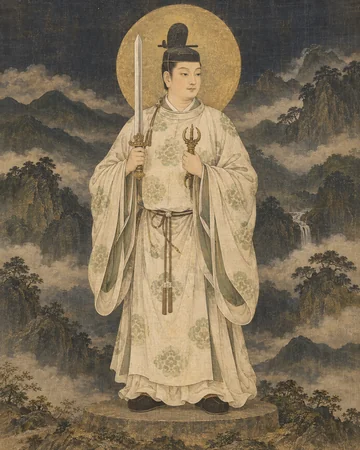 王子迦羅大黒のお姿を表したAIによる創作画