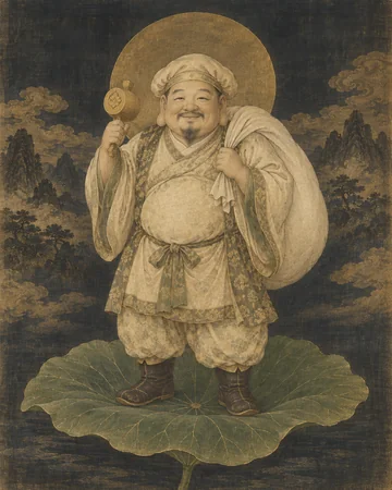 摩伽羅大黒のお姿を表したAIによる創作画