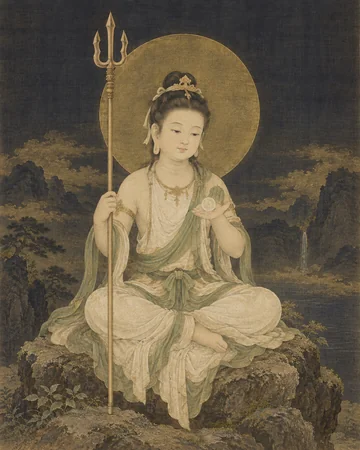 慧喜童子のお姿を表したAIによる創作画
