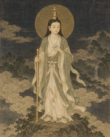 雨寶童子のお姿を表したAIによる創作画