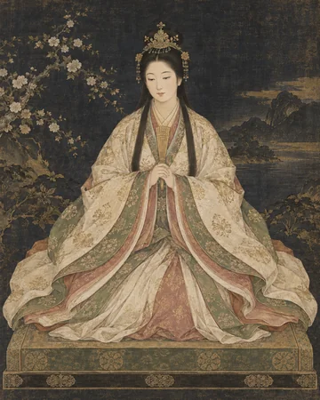 丹生大明神のお姿を表したAIによる創作画