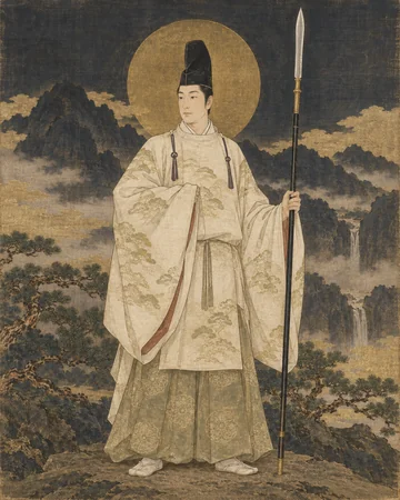 鈴鹿権現のお姿を表したAIによる創作画