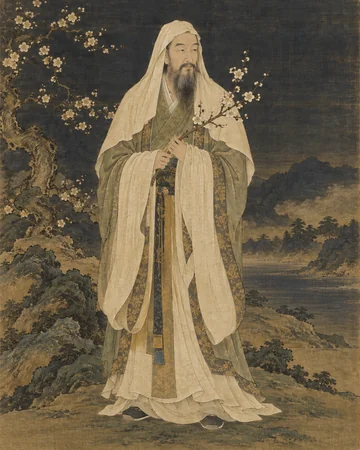 渡唐天神のお姿を表したAIによる創作画