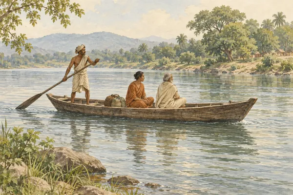 An illustration inspired by Sutta Nipāta, Nāvāsutta