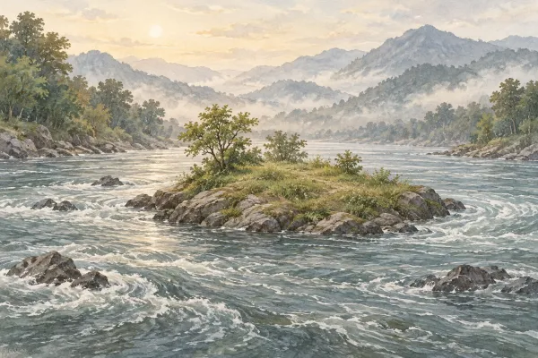 An illustration inspired by Sutta Nipāta, Kappamāṇavapucchā